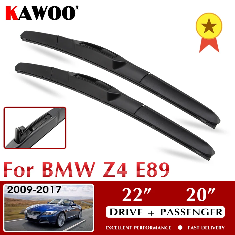 KAWOO Wiper Front Car Wiper Blade For BMW Z4 E89 October 2009 - Nov. 2017 Windshield Windscreen Window 22