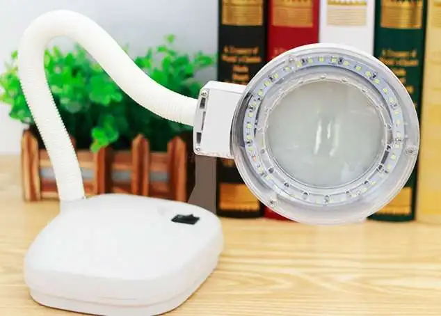 

magnifying glass Desktop magnifying glass for the elderly reading with led led clear times maintenance electronic