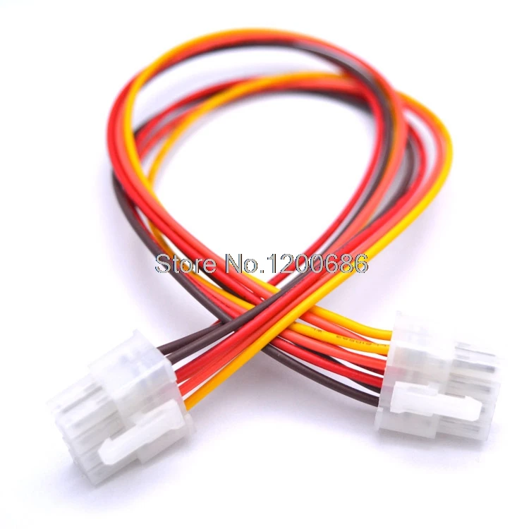 8PIN 18AWG 30CM Male Cable 5557 Mini-Fit Jr. Receptacle Housing 39012080 8 pin Molex 4.2 2*4pin 8p wire harness