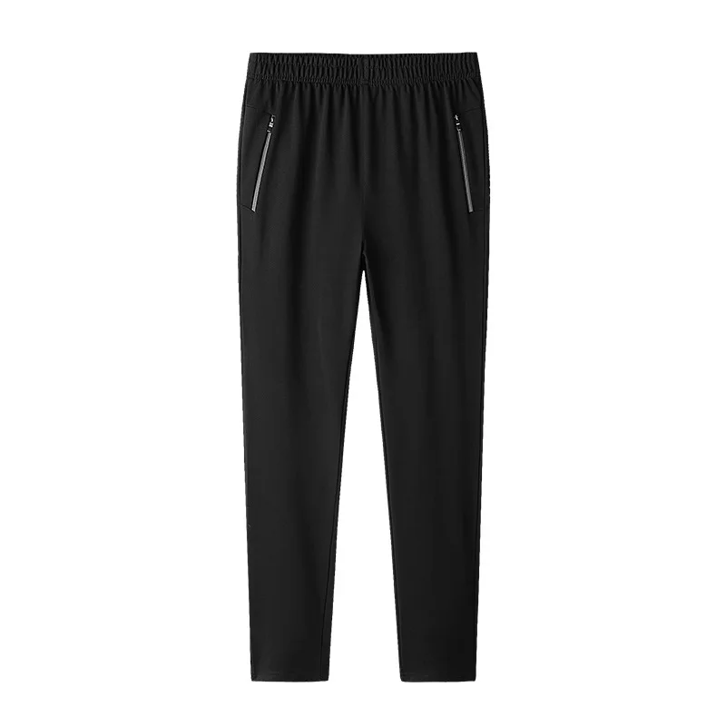 Pantalones casuales de algodón para Hombre, ropa de calle, Pantalones de chándal, negro, gris, Largo, Otoño, nuevo, envío gratis