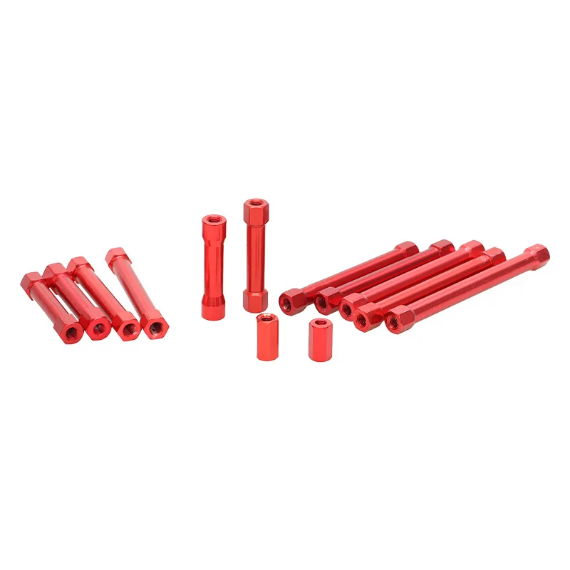 

10PCS M3x9/10/26/28/30/37/40/44/45/50/55mm Aluminum Column Post Rod Hex Round Pillar Spacer for RC FPV Drone Quadcopter DIY Part