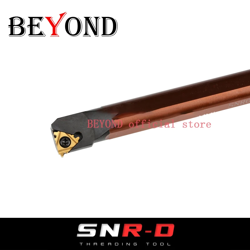BEYOND Snr aço da mola snr0008k11 snr0010k11 snr0012m11 rosqueamento ferramenta de torneamento chato barra alta dureza 11ir 16ir à prova de choque