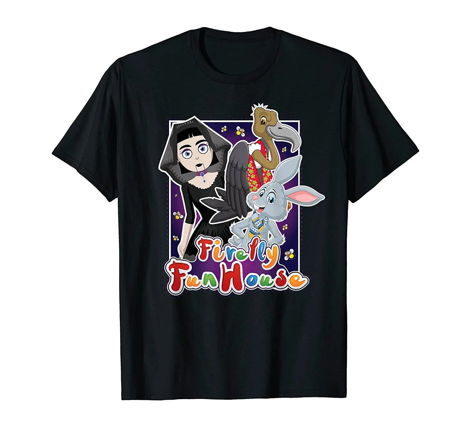 Bray Wyatt Firefly Fun House Graphic T-Shirt Men Cotton Tees Tshirt Harajuku Streetwear