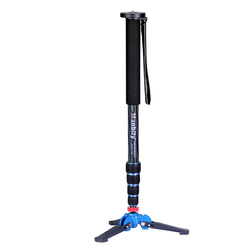 Manbily C222 C333 65 inch Carbon Fiber Camera Monopod Portable Professional DSLR Tripod Monopod Stand Video Lightweight Monopod