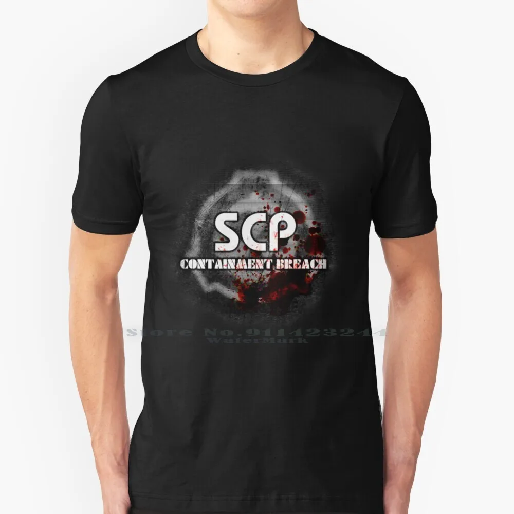 Scp Containment Breach Logo T Shirt Cotton 6XL Artifact Science Fiction Scp Foundation Bright Keter Euclid Safe Logo Game