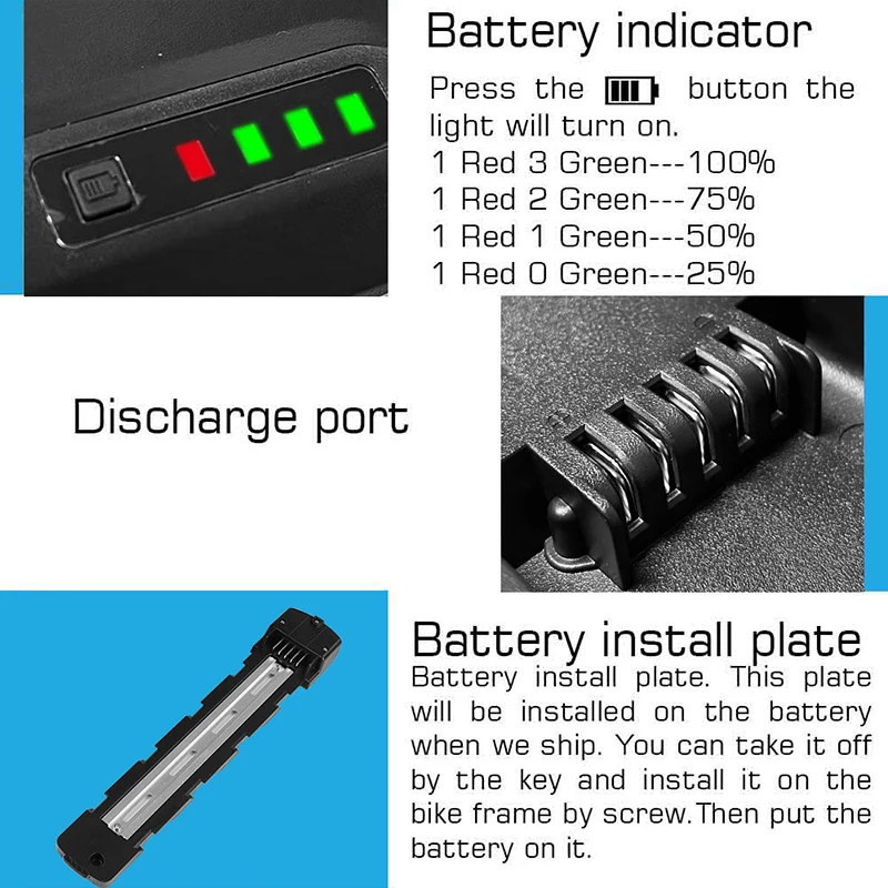 21700 Polly Ebike Battery 36V 33.6Ah 48V 24Ah 52V Battery Downtube 60V 19.2Ah 72V 14.4Ah Lithium Battery for 2000W-250W Motor