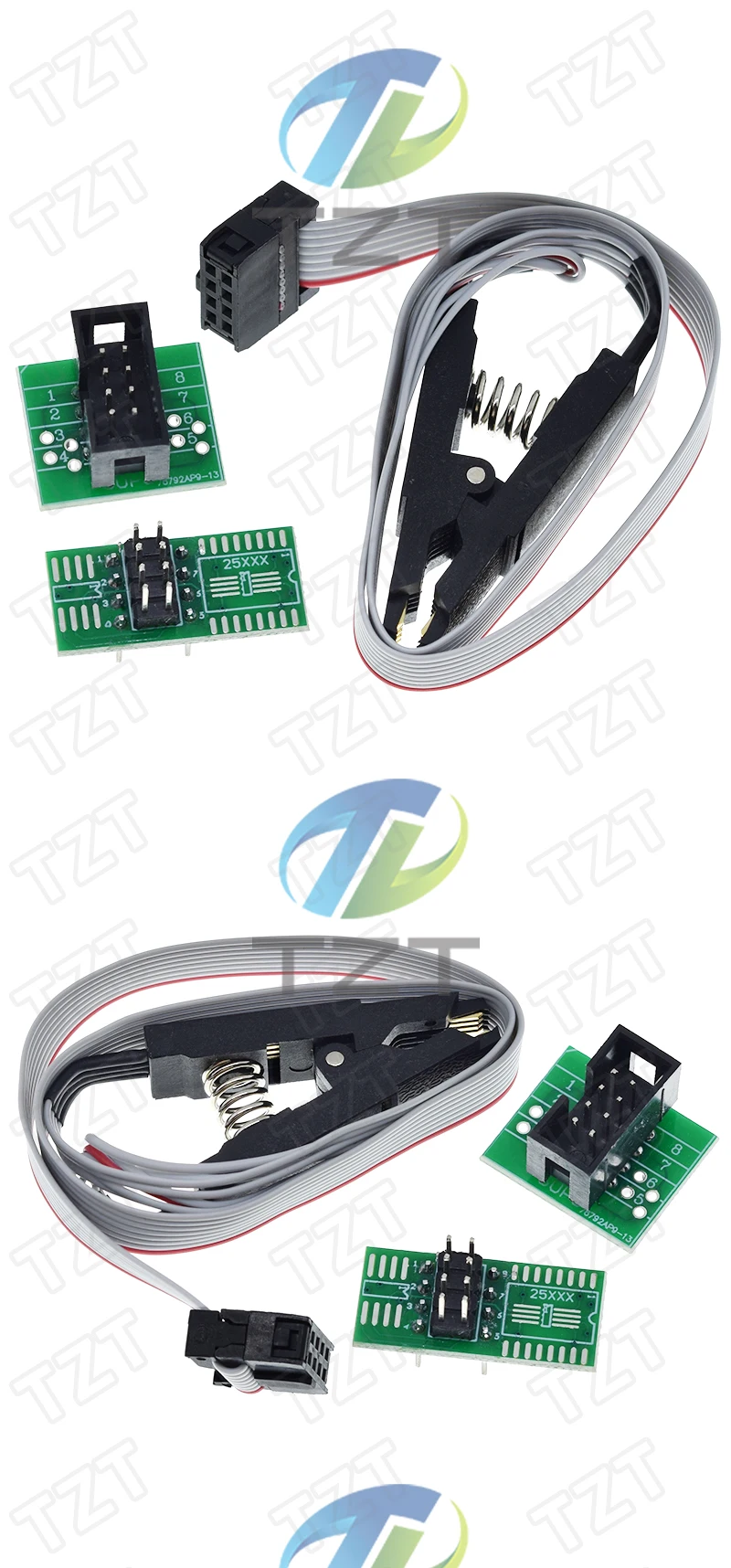 SOIC8 SOP8 Testclip für EEPROM 93CXX/25CXX/24CXX In-Circuit-Programmierung auf USB-Programmierer TL866CS TL866A EZP2010 – Detail 5
