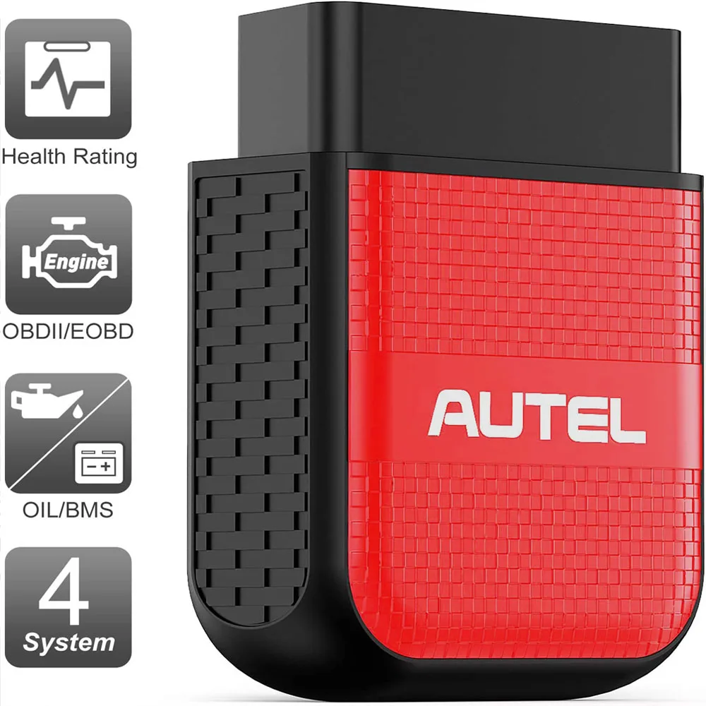 Autel MaxiAP AP200H Bluetooth-compatible 4 System Scanner with Health Reports for Engine/ Transmission/ ABS/ SRS