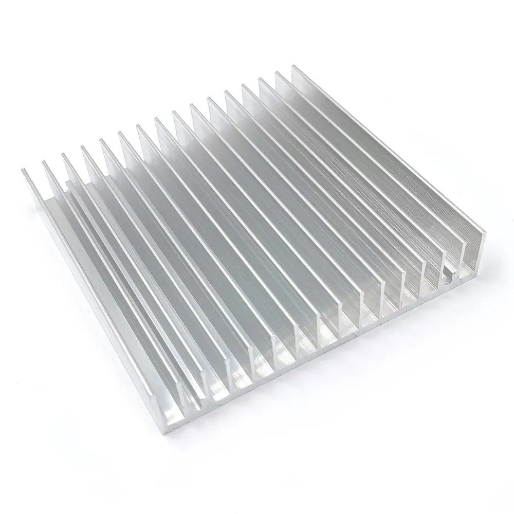 Dropshipping 2PCS 100x100x13mm LED Radiator 100mm Square Aluminum Heatsink Cooling Board for LED Light Radiating Plate 10cm