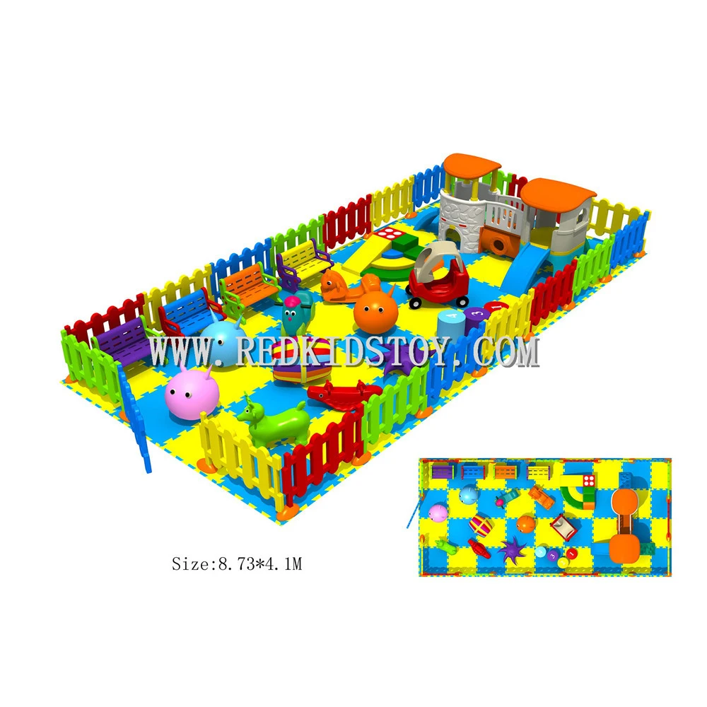 CE Certificated Nursery Kids Soft Indoor Playground Set Without Ball Pool 150625