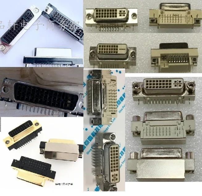 5PCS DB DVI connector  Female seat bent foot  DVI  24+1 24+5  30+5 071182000  74150-0001