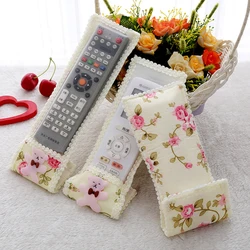 Cute Flower Remote Control Board Cover Pink Bear Garden Fabric Remote Control Cover Protective Cover Family Dress Up