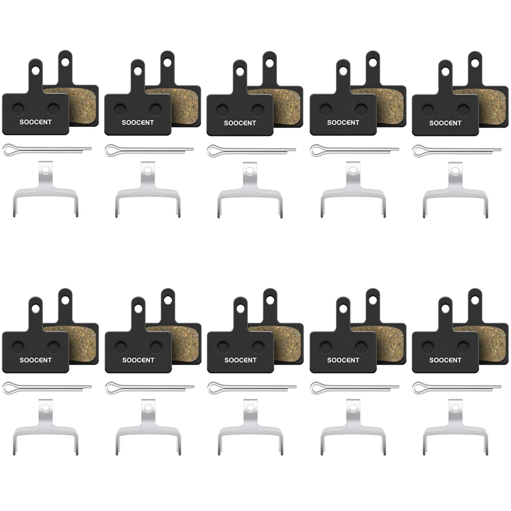 10Pairs Bicycle Disc Brake Pads For B01S M375 M315 MT200 M400 Resin Semi-Metallic bike Hydraulic Disc Brake Pads Parts