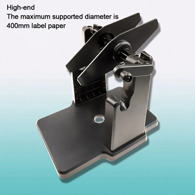 Label Rewinder Hand Crank Printer External Barcode Paper Holder Manual Winder Large Roll Label Holder Stent Universal