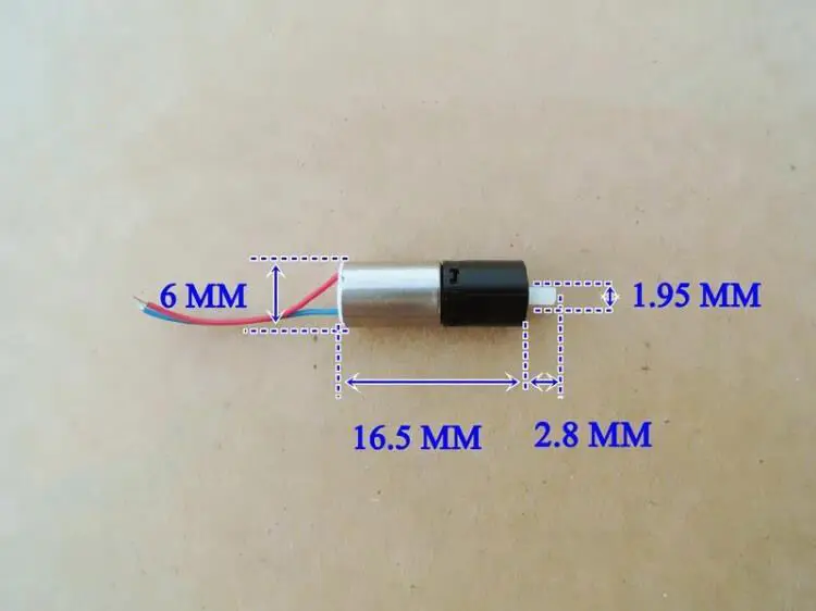 Ultral-mini Tiny Micro 6MM Planetary Geared Motor DC 3V 1200rpm Mini Coreless Gear Motor Reduction Gearbox DIY Car Model Robot