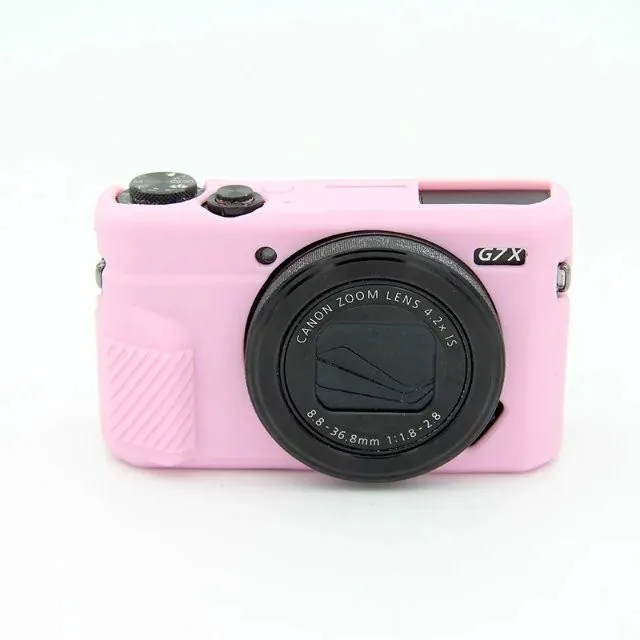 New Camera Silicone Case for Canon G7XII G7X II G7X Mark 2 G7X III G7X3 G7X Mark 3 Rubber Protective Body Cover bag Camera Skin