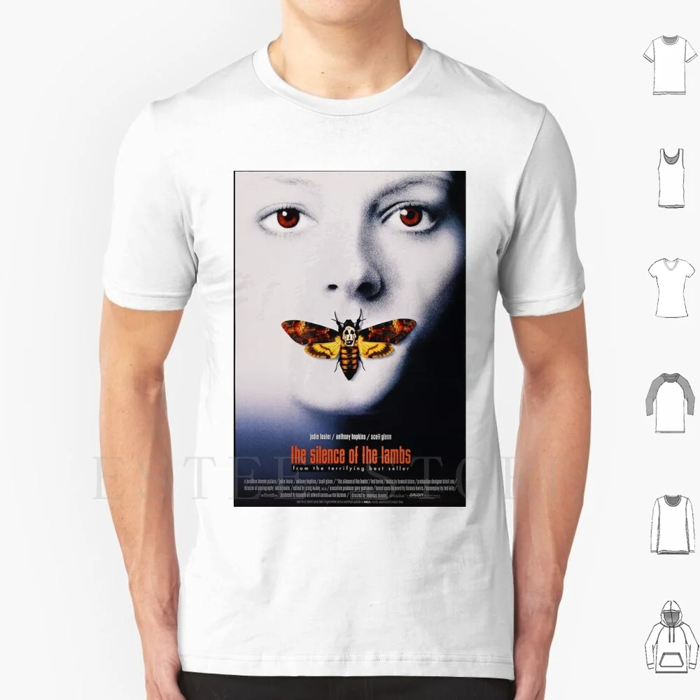 Clarice-T Shirt Print Cotton Clarice Starling The Silence Of The Lambs Hannibal Hannibal Lecter Dr Hannibal Lecter Anthony