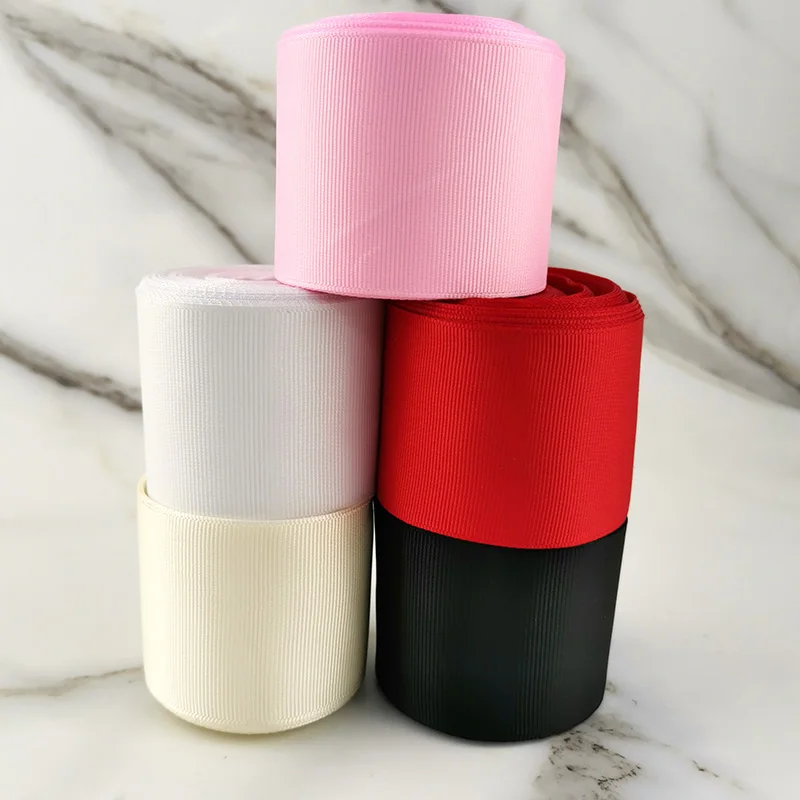 (10 meters/lot)2inch(50mm) Grosgrain Ribbon Wholesale Gift Wrap Christmas Handmade DIY Decoration