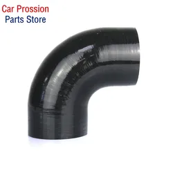 Universale 90 gradi 38mm 51mm 57mm 60mm 63mm 70mm 76mm 83mm 89mm 102mm gomito tubo flessibile in Silicone tubo Turbo coppia di aspirazione