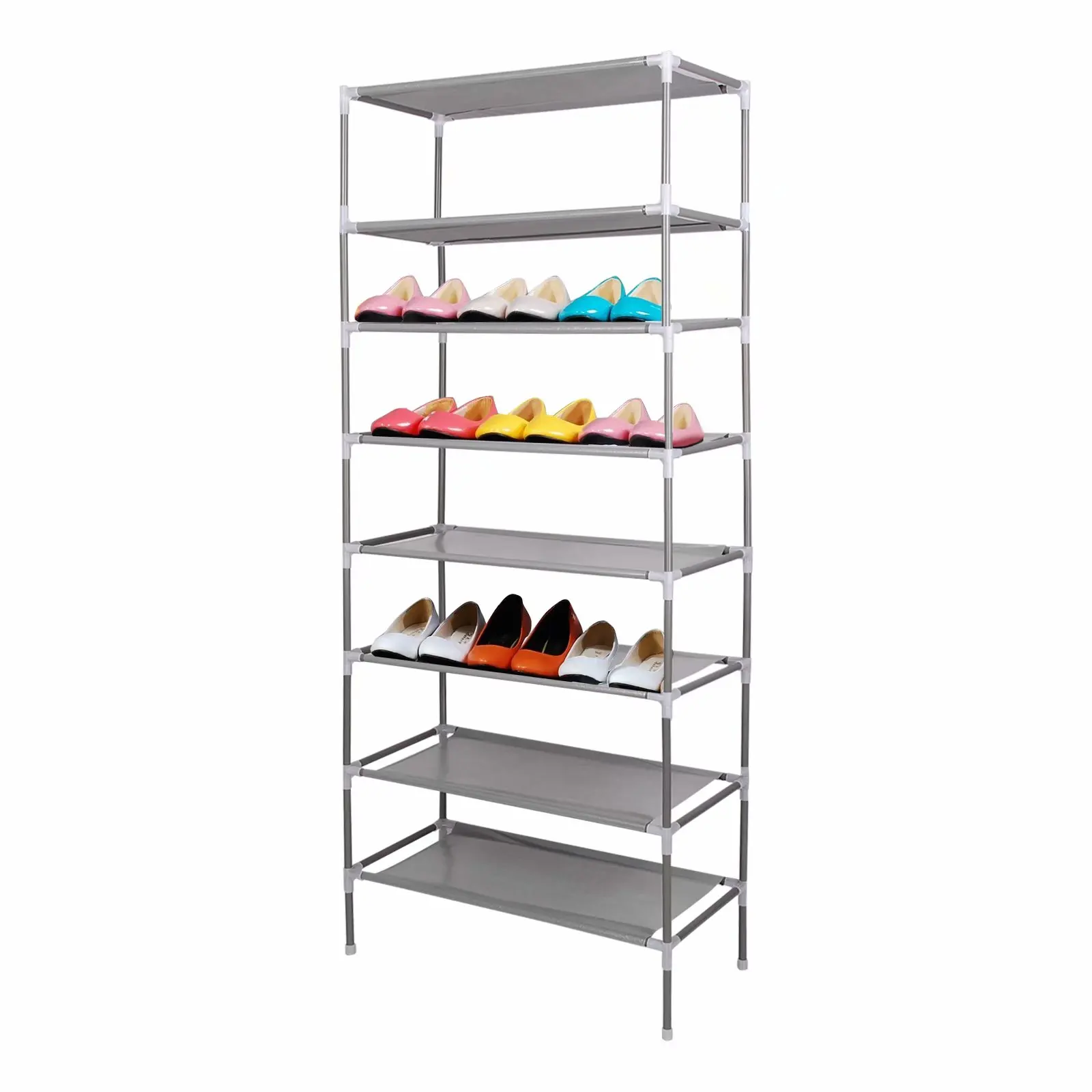 2/4/6/8/10 Tiers Non-Woven Fabric Dustproof Shoe Rack Storage Organizer Cover Cabinet Shelf Cabinet 6/12/18/24/30 Pairs