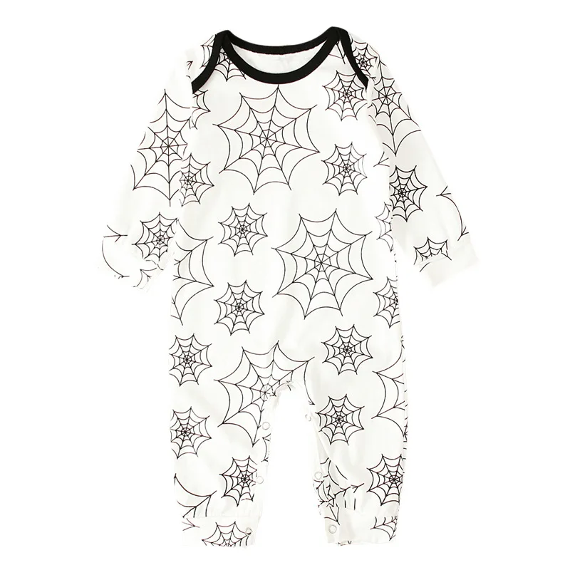 babzapleume Spring Fall Newborn Baby Boy Clothes Cartoon Print Cotton Long Sleeve Rompers Jumpsuit Toddler Halloween Costume 034