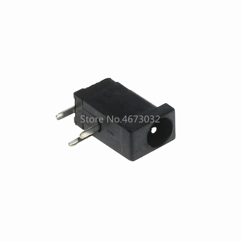 20Pcs DC-002 1A 30V Black DC Power Jack Socket Connector DC002 3.5*1.3mm 1.3 for Mini DC Socket
