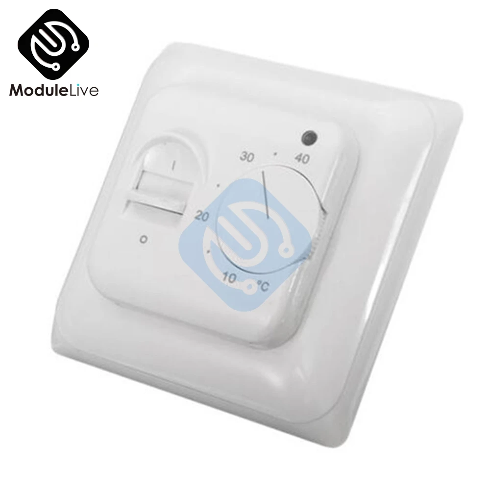 220V 16A Temperature Controller Mechanical Manual Operation Controller Indoor Warm Regulator Thermostat Temp Floor Heating