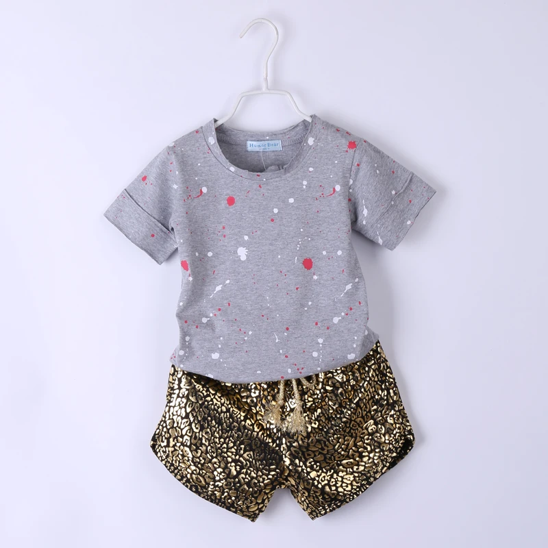 

Summer Children Clothes Top+Shorts 2 Pcs Street Fashion Style Kid Clothes Boy Set Baby Clothes Young Children For 2-6 Years