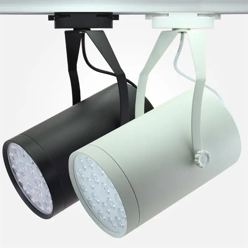 Commercial Indoor LED Track Light Spotlights Clothing Shoe Shop Rail Lights Suspension Luminaire Industrielle Ceiling Spotlight