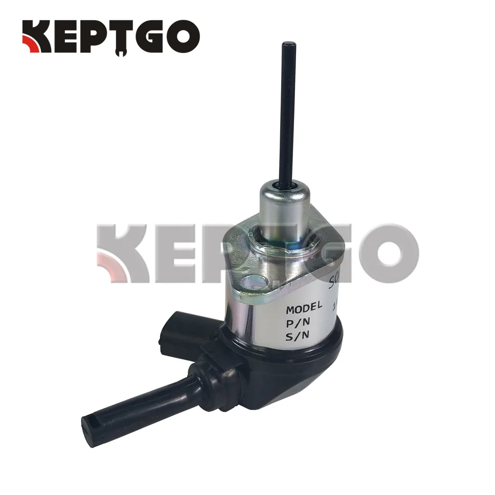 New Fuel Stop Solenoid 1A021-60017 1A021-60015 12V for Kubota Tractor Mower D1503 V2003 V2203 V2403