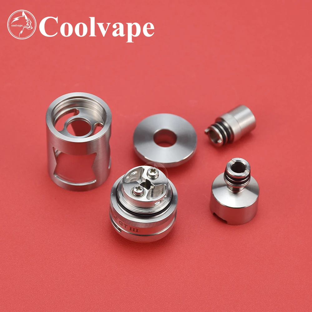 WOLF COOLVAPE Taifun III Mini Style Taifun GT3 MINI 2.5 316 SS rebuild able 23.6 vape accessory for accessories - gallery image 4