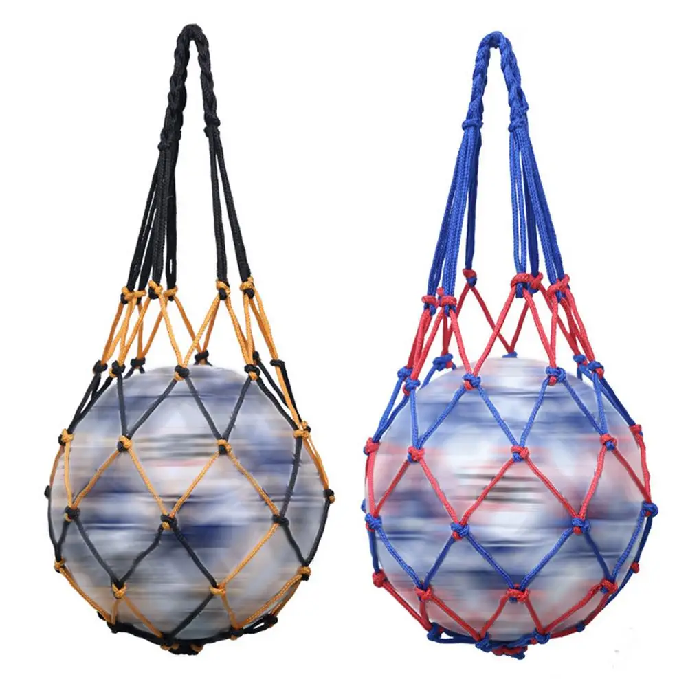 

Sports Ball Net Bags For Football Basketball Volleyball Rugby Ball Portable Single Ball Carrier Net Mesh Bag