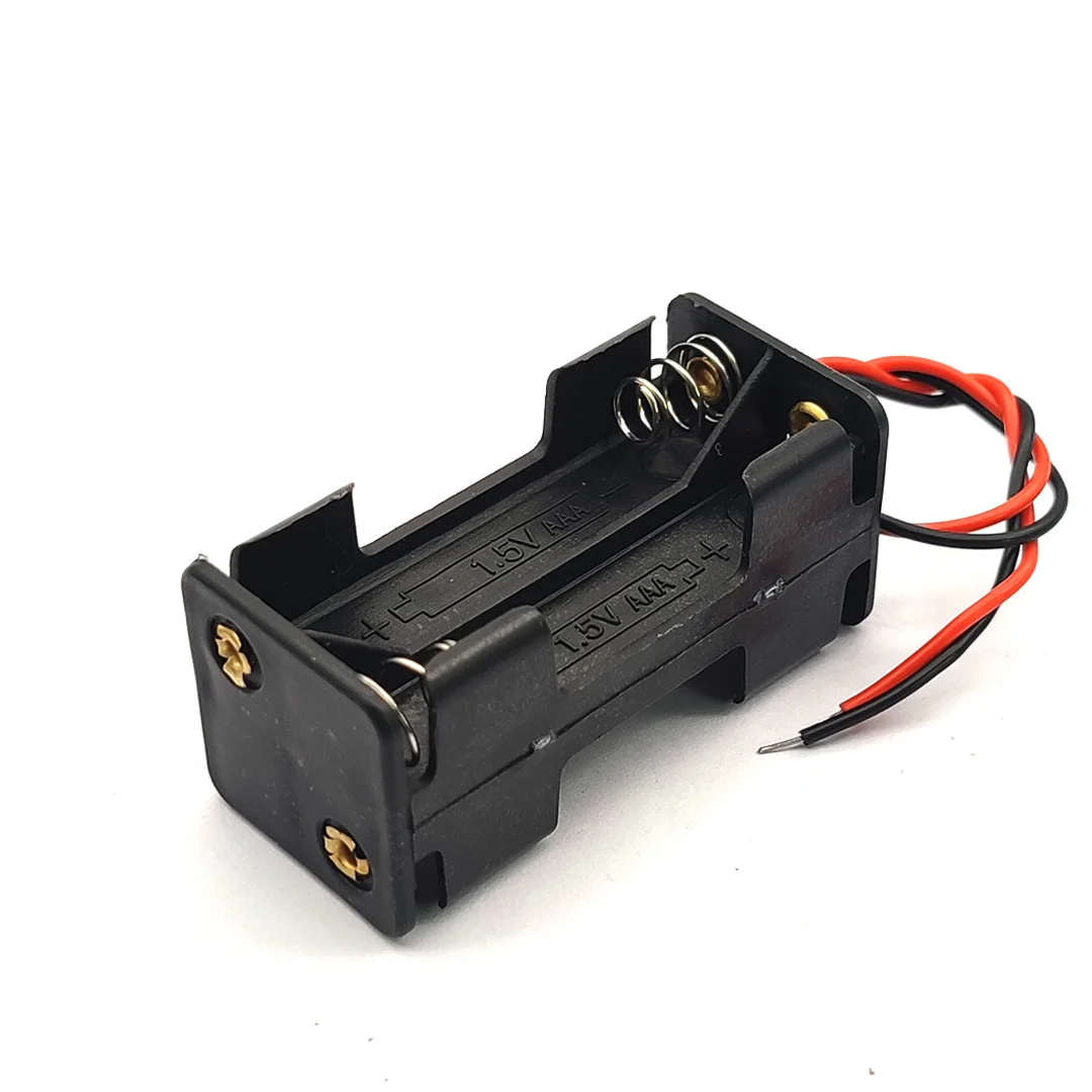 4 * AAA 6V Battery Holder 4AAA Battery Case AAA Battery Box AAA Storage Box With Wire Leads