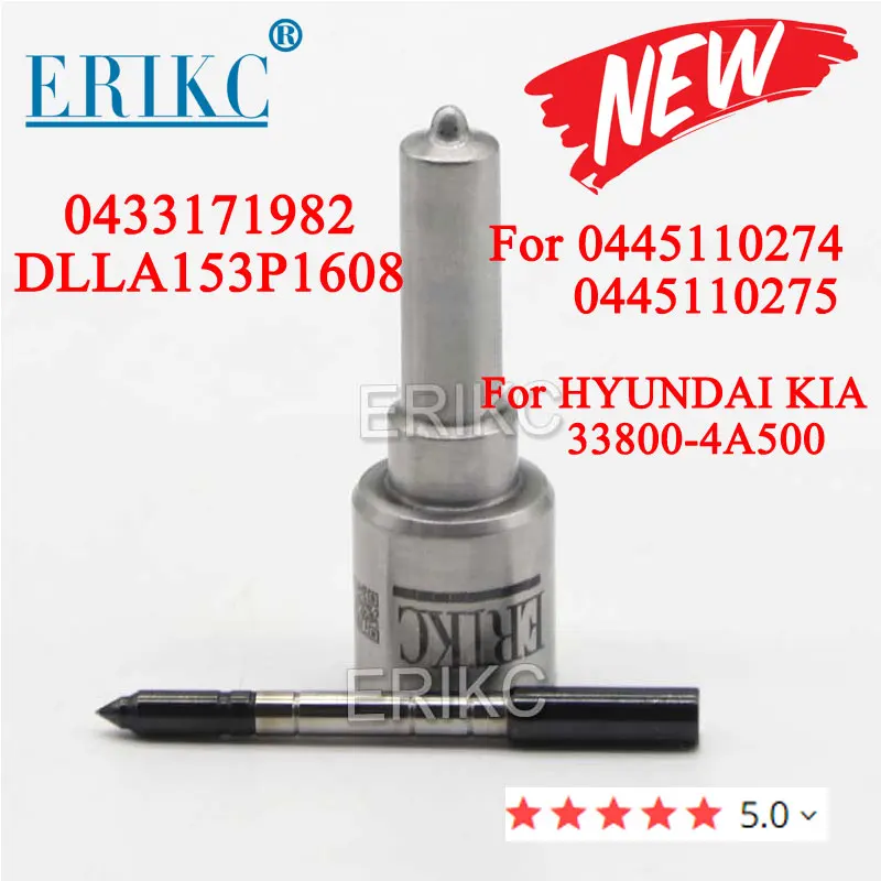 33800-4A500 Injector Nozzle DLLA153P1608 Injector Nozzle Tip 0 433 171 982 Sprayer DLLA 153 P1608 for 0445110274 0445120275