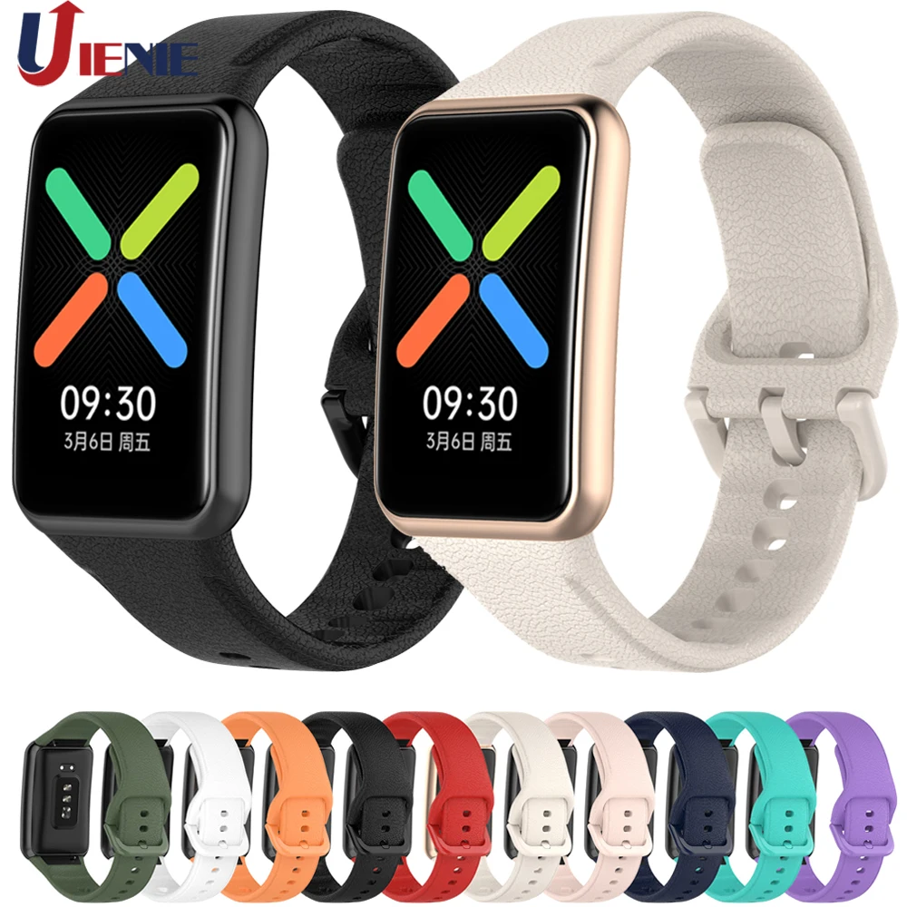 Siliconen Horlogeband Voor Originele Oppo Horloge Gratis Smartwatch Band Horloge Band Sport Vervanging Armband Polsbandje Accessoires