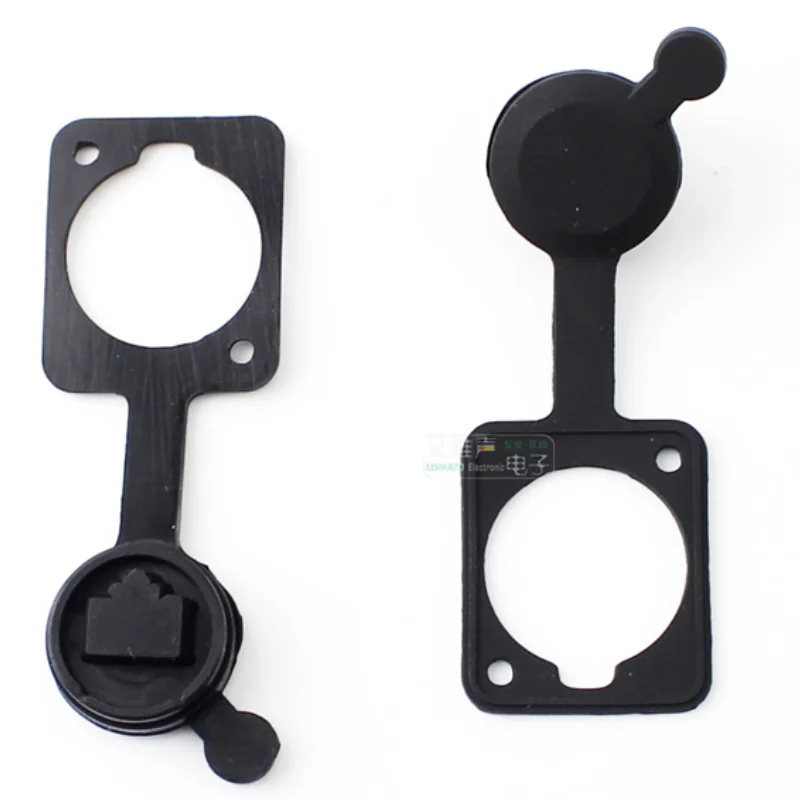 1Pcs RJ45 Network D-type Base Socket Dustproof and Waterproof Plastic Cover with NE8FDP Usage Data LED Large Screen