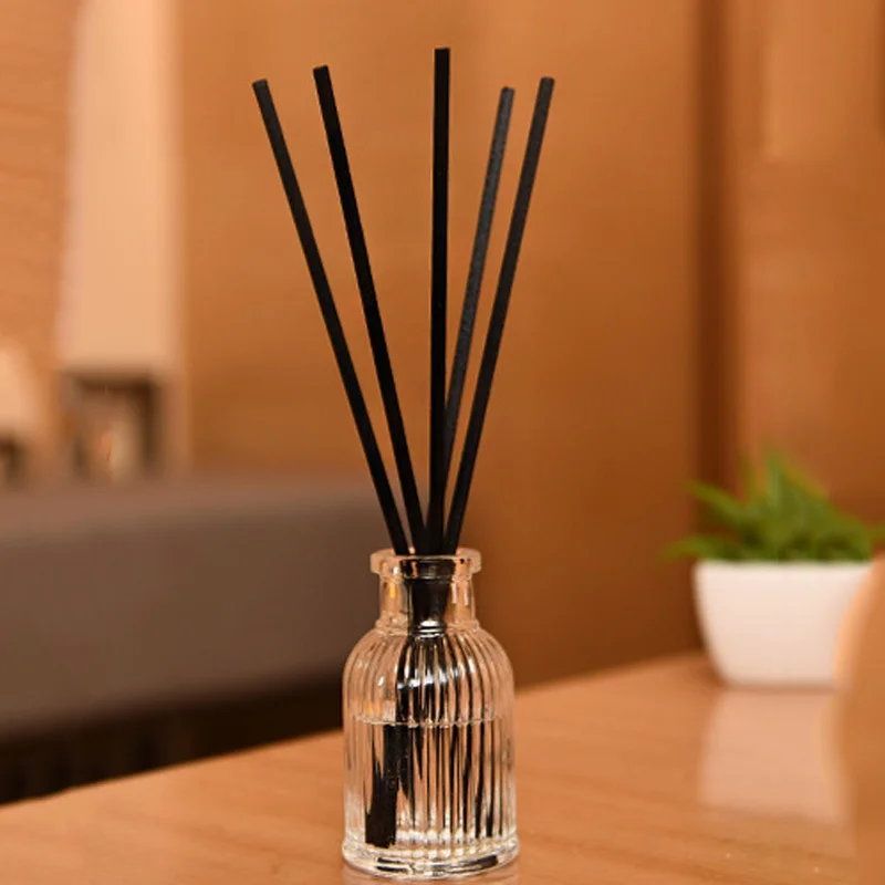 Difusor de óleo Natural Reed Aroma, Perfume Voláteis, Varas pretas do Rattan, Decoração Home, Útil, 10pcs