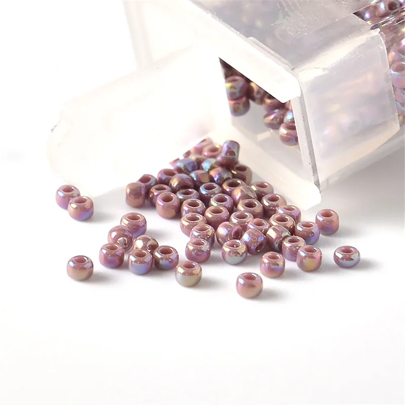 2,2mm Japan TOHO Runde Perlen 11/0 Opaque Regenbogen Farbe 10g Glas Seed Bead Für Handarbeiten Handarbeit DIY Armband schmuck Machen – Detail 2