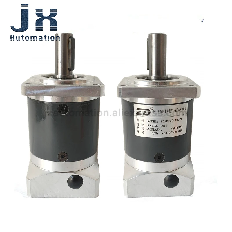 ZD Planetary Gear Box Industrial 60ZDF Series 60ZDF20-400T1 400W Servo Motor Reducer Speed Ratio 20:1