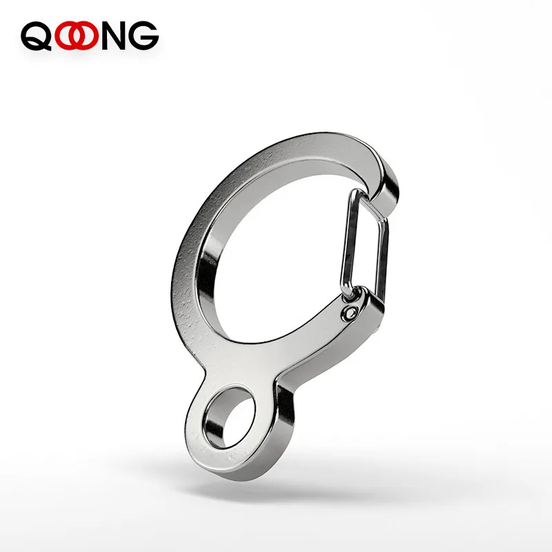 3 PCS 304 Stainless Steel Key Ring Outdoor Hook Backpack Spring Waist Buckle Key Chain Bearing 10kg Easy And Fast to Hang Q41