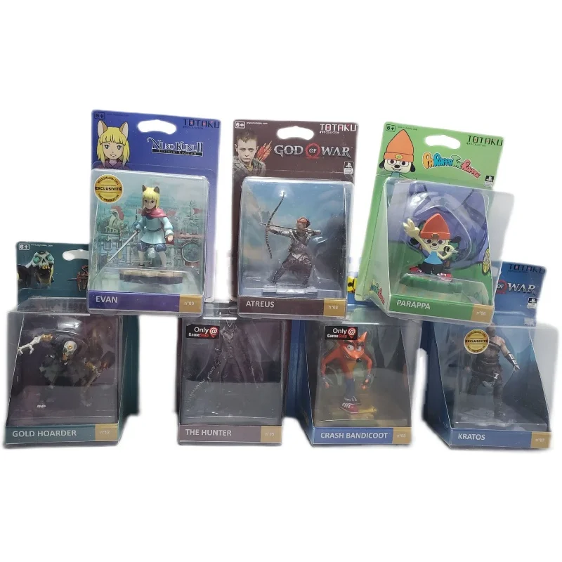 Фигурка игры с орнаментом серии Kratos, охотник, Эван параппа, Золотая фигурка, модель, орнамент, игрушки, подарки для детей