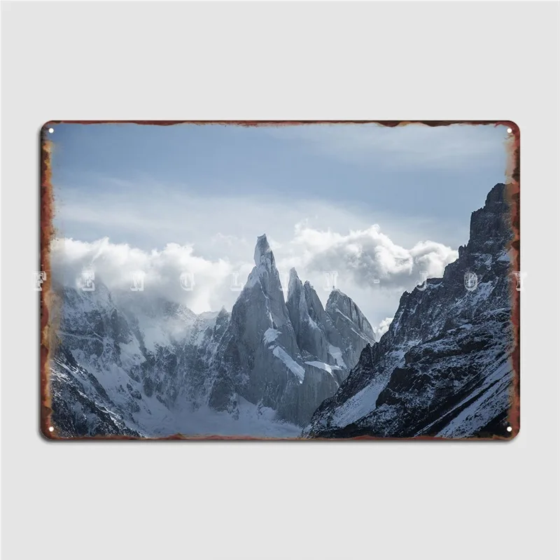 

Frozened Mountain Metal Sign Cinema Garage Cinema Printing Wall Decor Tin Sign Poster