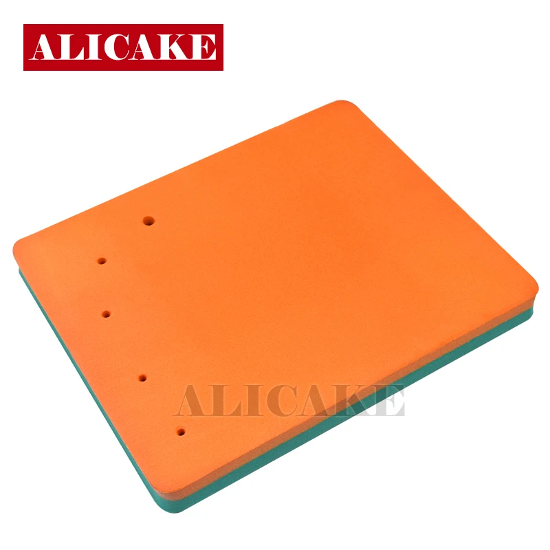 Fondant Foam Pad Sugarcraft Shaping Sponge Mat 5 Holes Making Fondant Flowers/Leaves Creating Pad Drying Mat Modeling Tools