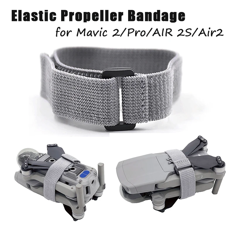 Elastic Propeller Belt Blade Tape Straps Holder Props Fixed Flexible Fixed Ties For DJI Mavic 2 Pro Zoom AIR 2 2S Drones Cables