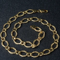 Diana Baby Jewelry Fashion New Copper Necklace Chains Gold Plated High Quality For Women Man Classic Trendy For Daily Wear