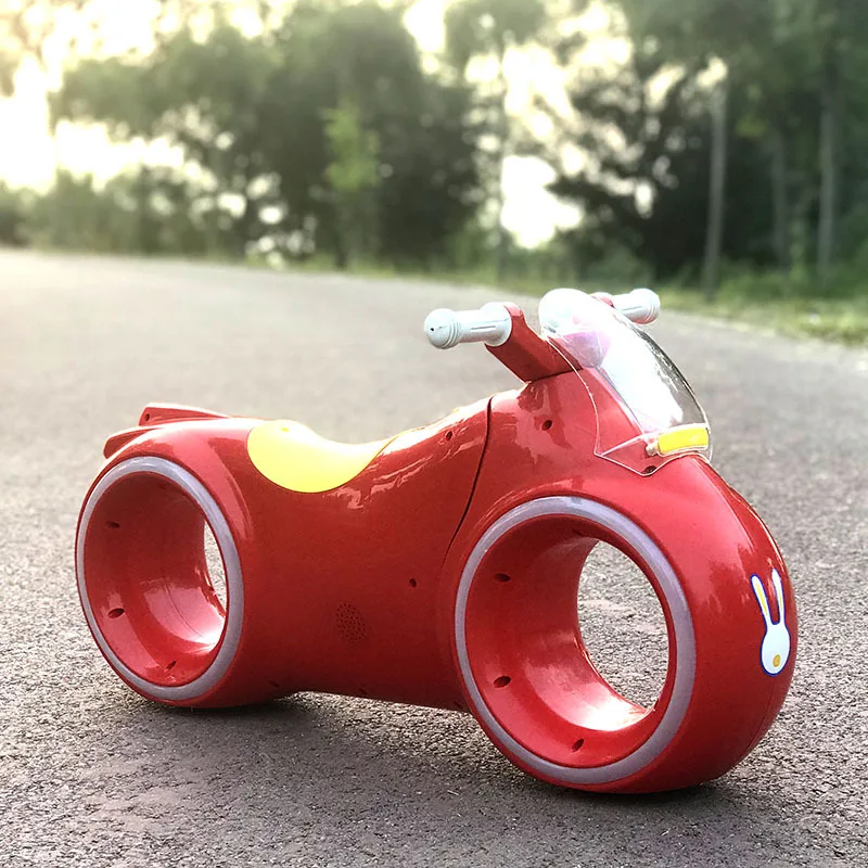 Children\'s electric balance scooter 2-8 years old baby children\'s sliding bicycle flashing car music car