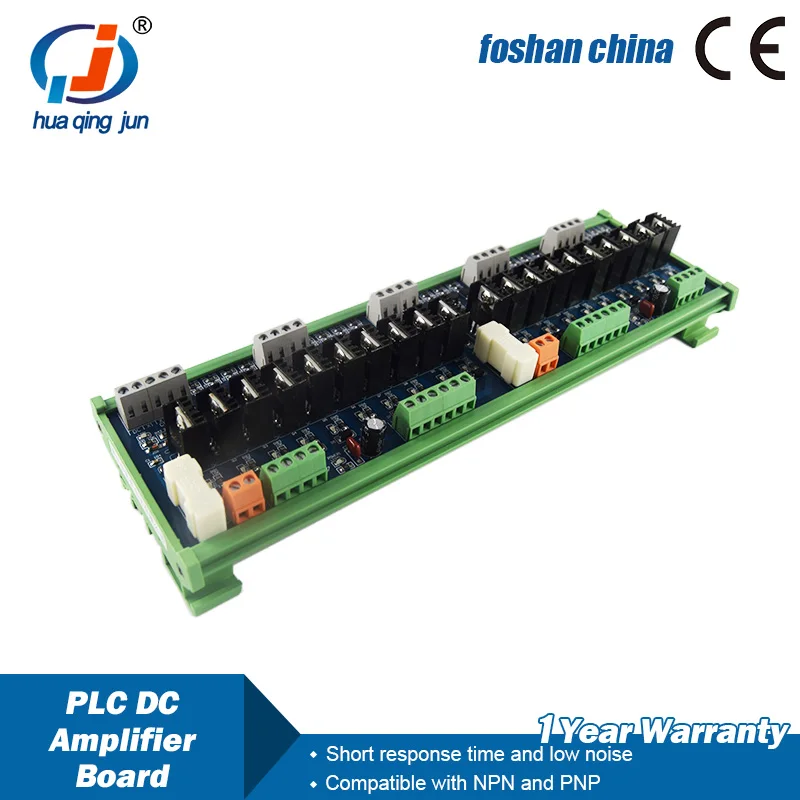 Huaqingjun 20-Channel DC Amplifier Board MOSFIT Protection Module for PLC Expansion Control