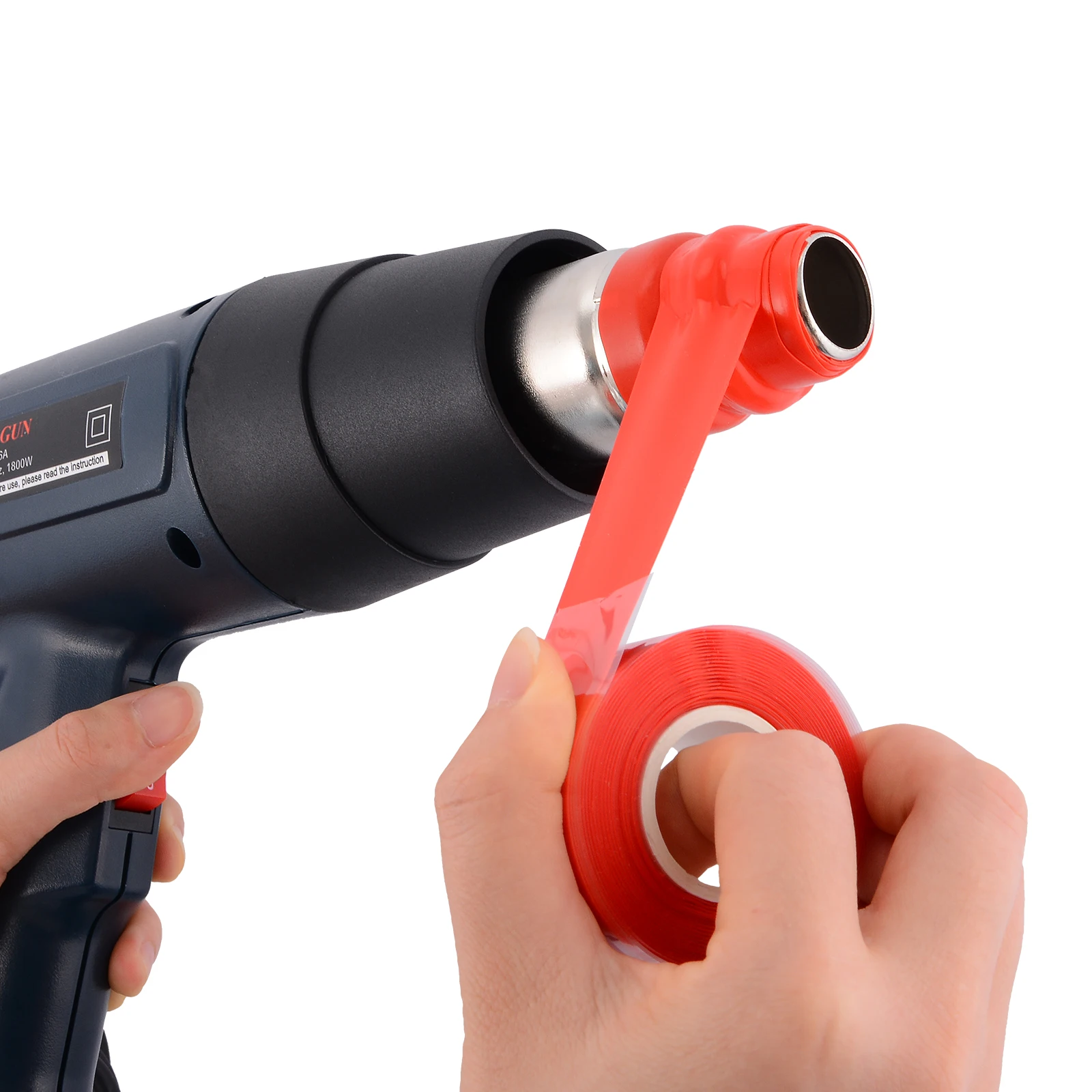 EHDIS 100cm Heat Resistant Silicon Tape Hot Air Gun High Temperature Isolation Wire Bonding Repair Tool Vinyl Car Wrap Accessory
