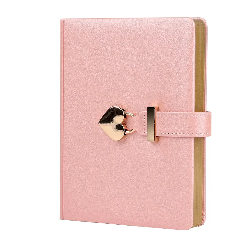 B6 Secret Notebook Ruled Journal Lined Diary With Heart Lock