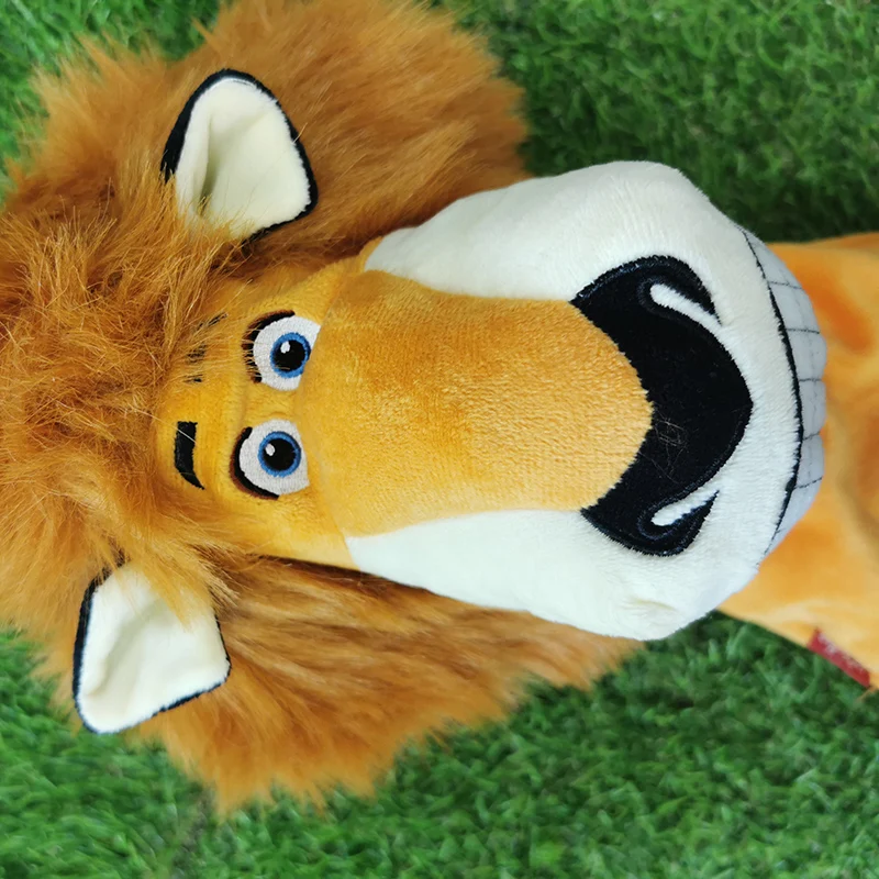 Golf Driver Wood Head Cover Plush Lion Fairway Wood Head Protector